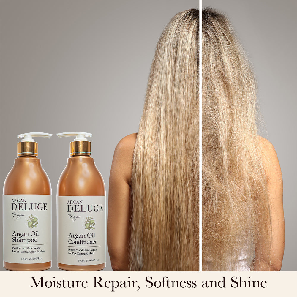 ARGAN OIL SHAMPOO AND CONDITIONER SULFATE FREE