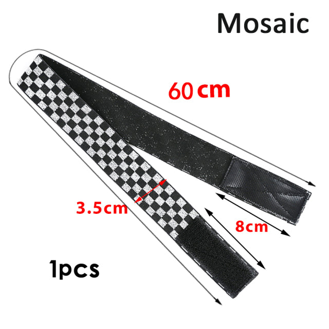 2021 New Elastic Headband With Magictape 60cm 65cm Adjustable Wig Band For Fixed Lace Wig Width 2.5CM 3CM 3.5CM Edge Grip Band